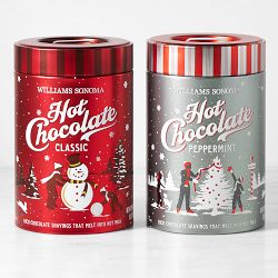 Williams Sonoma Peppermint Hot Chocolate & Classic Hot Chocolate, Set of 2