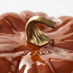 Staub Enameled Cast Iron Pumpkin Cocotte, 3.5-Qt