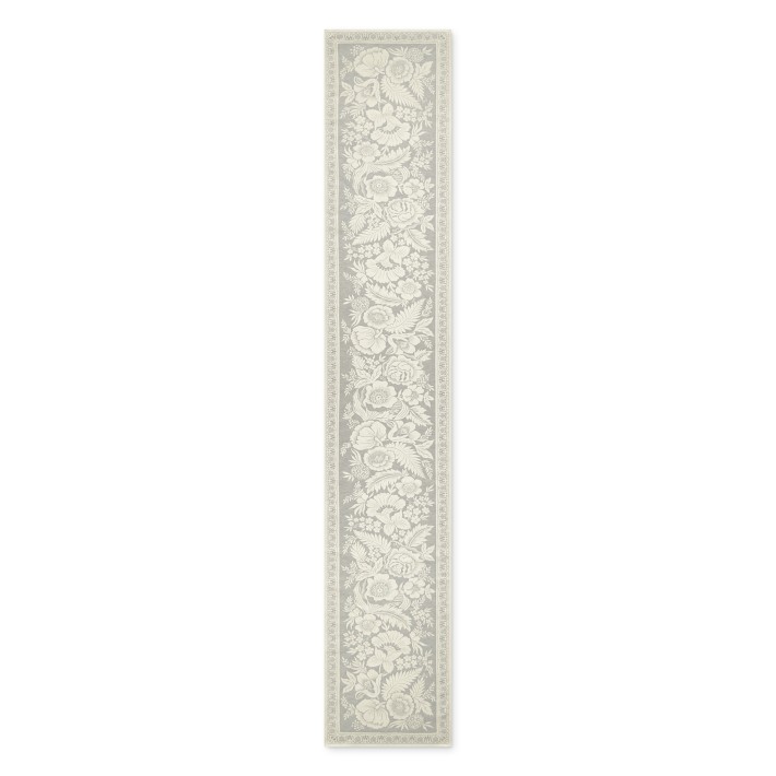 Vintage Floral Jacquard Table Runner | Williams Sonoma