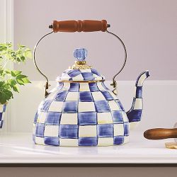 マッケンジーチャイルズ　ケトル MacKenzie-Childs Royal Check Tea Kettle | Williams Sonoma