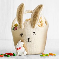 West Elm x Williams Sonoma Felt Bunny Easter Bucket