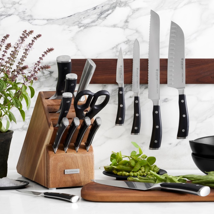 Wüsthof Classic Ikon Double-Serrated Bread Knife | Williams Sonoma