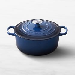 Le Creuset Signature Enameled Cast Iron Round Dutch Oven, 5 1/2-Qt., Lapis