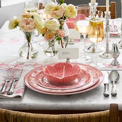 Clear Floral Glass Bud Vases, Set of 3