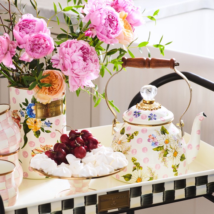 MacKenzie-Childs Wildflowers Tea Kettle | Williams Sonoma