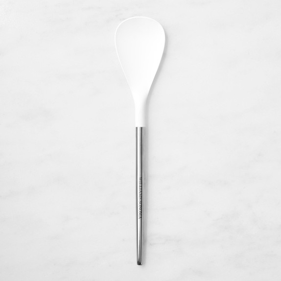 Williams Sonoma Stainless-Steel Silicone Paddle Spoon