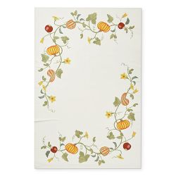 Harvest Embroidery Tablecloth