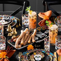 Day of the Dead Double Old-Fashioned Glasses, Set of 4