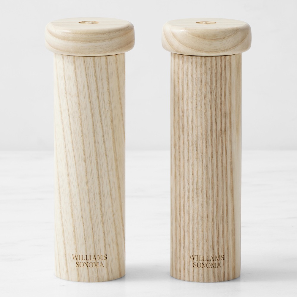 Williams Sonoma Ashwood Salt & Pepper Mills, 7"
