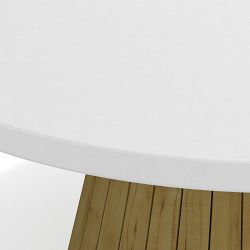 Balboa Outdoor Round Concrete Dining Table (60")