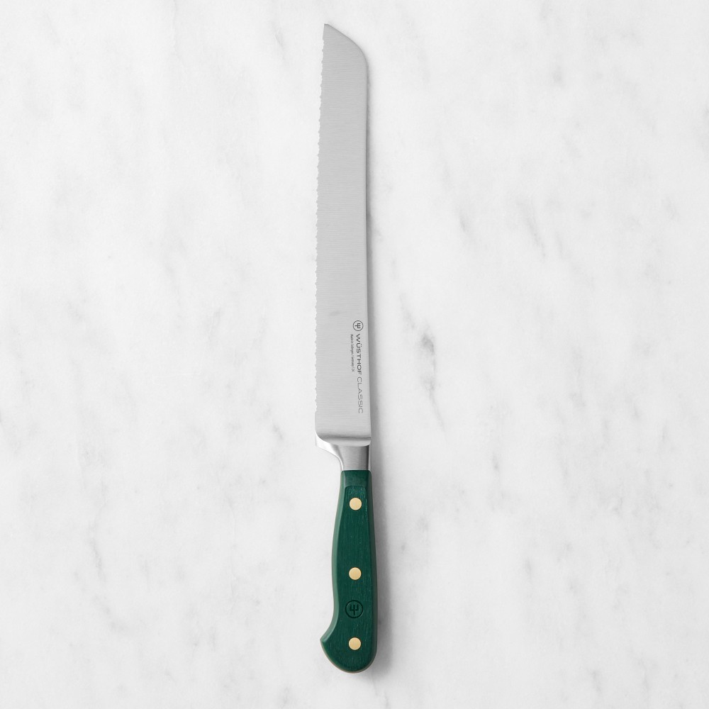 WÜSTHOF Classic Double-Serrated Bread Knife, 9" Color: Fresh Rosemary