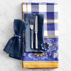 Cloisonné Bangle Napkin Rings, Set of 4