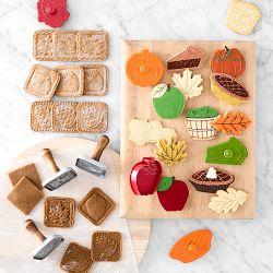 Nordic Ware Fall 3D Cookie Stamps, Set of 3