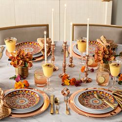 Diwali Salad Plates, Set of 4