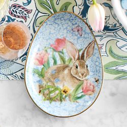 Garden Flowers Appetizer Plates, Set of 4