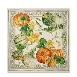 Garden Pumpkin Napkins, Set of 4