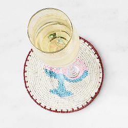 Celebration Beaded Coasters, Set of 4