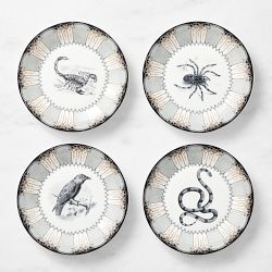 Spooky Soirée Appetizer Plates, Set of 4