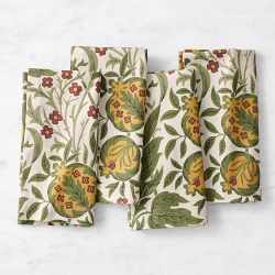 Williams Sonoma x Morris & Co. Elmcote Napkins, Set of 4