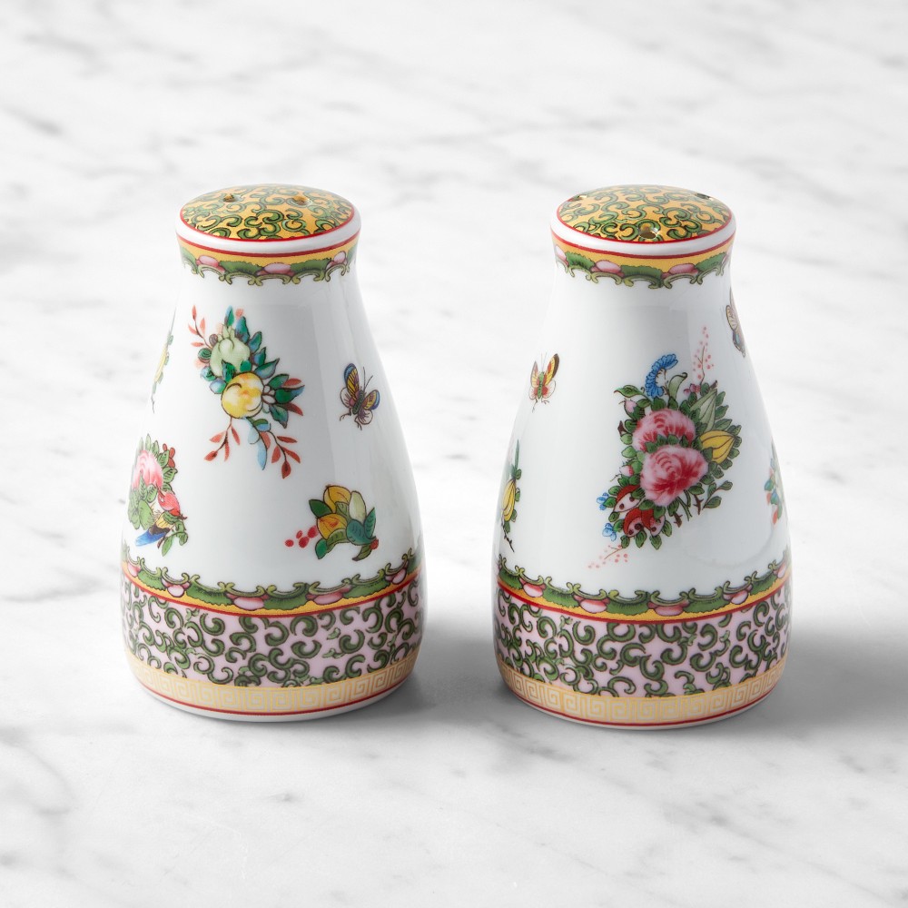Famille Rose Salt & Pepper Shakers