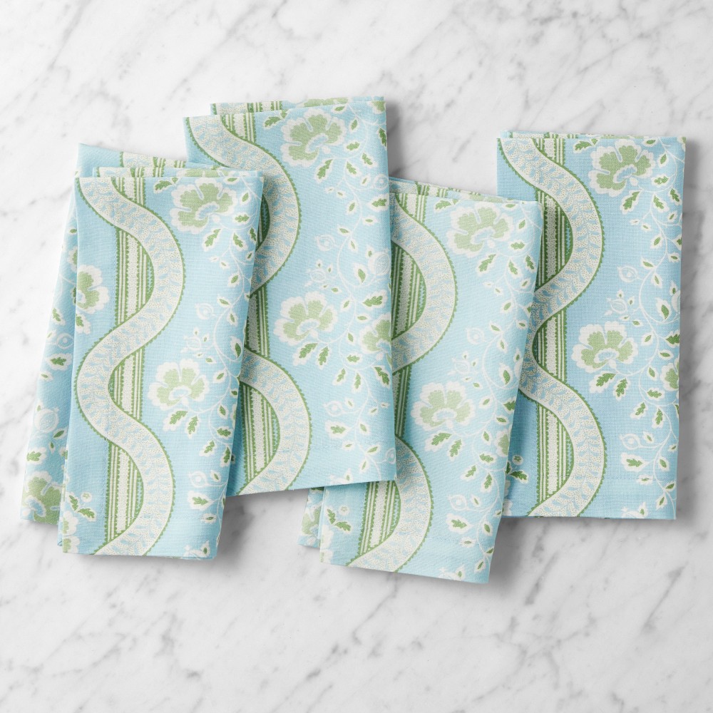 Sanderson x Williams Sonoma Aubrey Napkins, Set of 4 - Set of 4