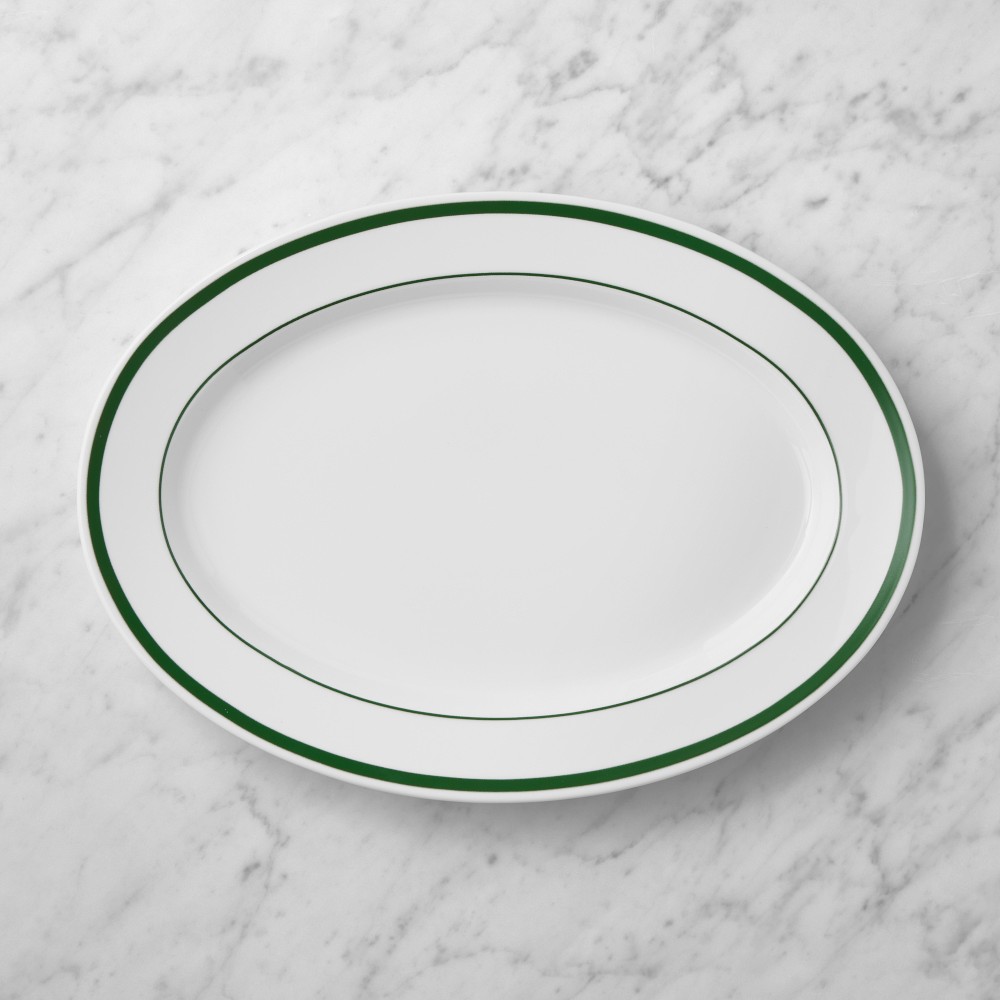 Brasserie Oval Platter - Green