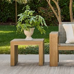 Larnaca Outdoor Teak Side Table (24")