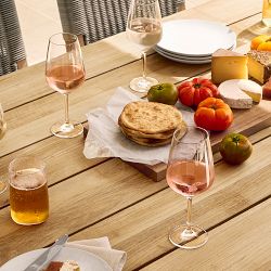 Larnaca Outdoor Teak Extendable Dining Table (72"-118")