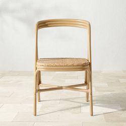 OPEN BOX:Lyon Dining Side Chair, Aluminum, Natural