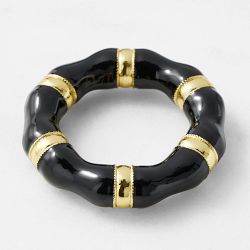 Cloisonné Bangle Napkin Rings, Set of 4