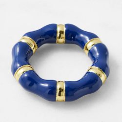 Cloisonné Bangle Napkin Rings, Set of 4