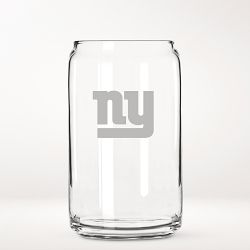 NFL Beer Can Glasses, Set of 4, New York Giants
