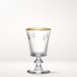 La Rochere Bee Gold Rim Wine Glasses, Set of 4