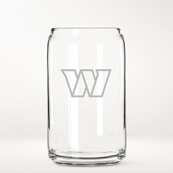 NFL Beer Can Glasses, Set of 4, Washington Commanders