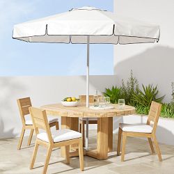 7.5'-11.5' Performance Center Post Straight Valence Umbrella