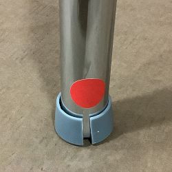 OPEN BOX: Cushion-Back Diner Stool, 24", Dove