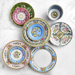 Famille Rose Appetizer Plates