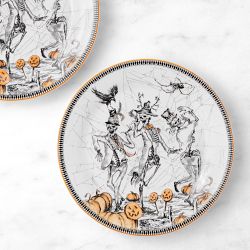 Haunted Hosts Salad Plates, Set of 4