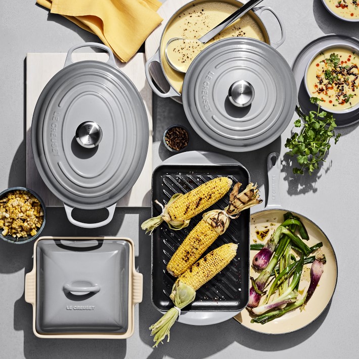 Le Creuset Heritage Stoneware Shallow Square Covered Baking Pan