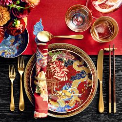 Gold Dragon Goblets, 9-oz, Set of 4