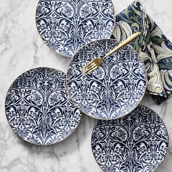Morris &amp; Co. x Williams Sonoma Bluebell Salad Plates, Set of 4