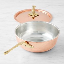 Ruffoni Historia Disney© Hammered Copper Chef Pan with Minnie Knob, 4-Qt.