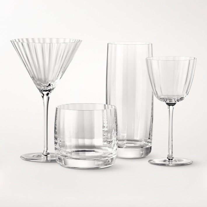Williams Sonoma Reserve Optic Double Old-Fashioned Glasses