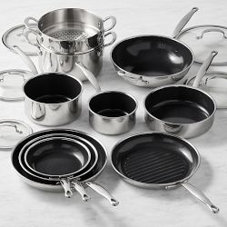 GreenPan™ Premiere Max Stainless-Steel Ceramic Nonstick 15-Piece Cookware Set