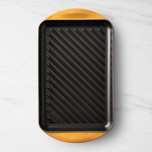 Le Creuset Enameled Cast Iron Skinny Grill, Nectar
