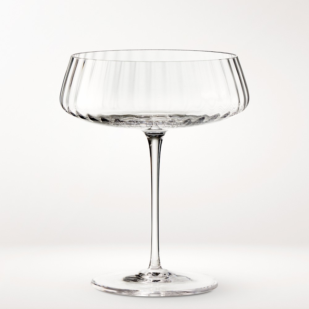 Williams Sonoma Reserve Optic Coupe Glasses - Set of 4