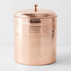 Hammered Copper Canister, Large