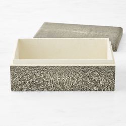 Faux Shagreen Box