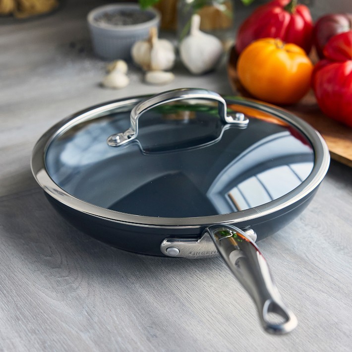 GreenPan Premiere Max Hard Anodized Ceramic Nonstick Covered Fry