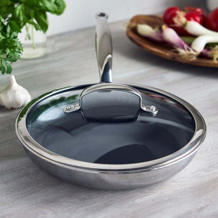 GreenPan Premiere Max Stainless-Steel Ceramic Nonstick Covered Fry